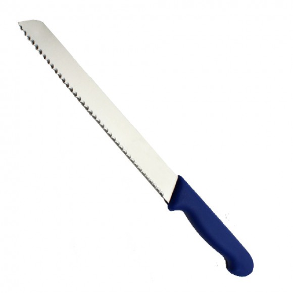 Нож за хляб с остър връх и вълнообразно острие - 24см